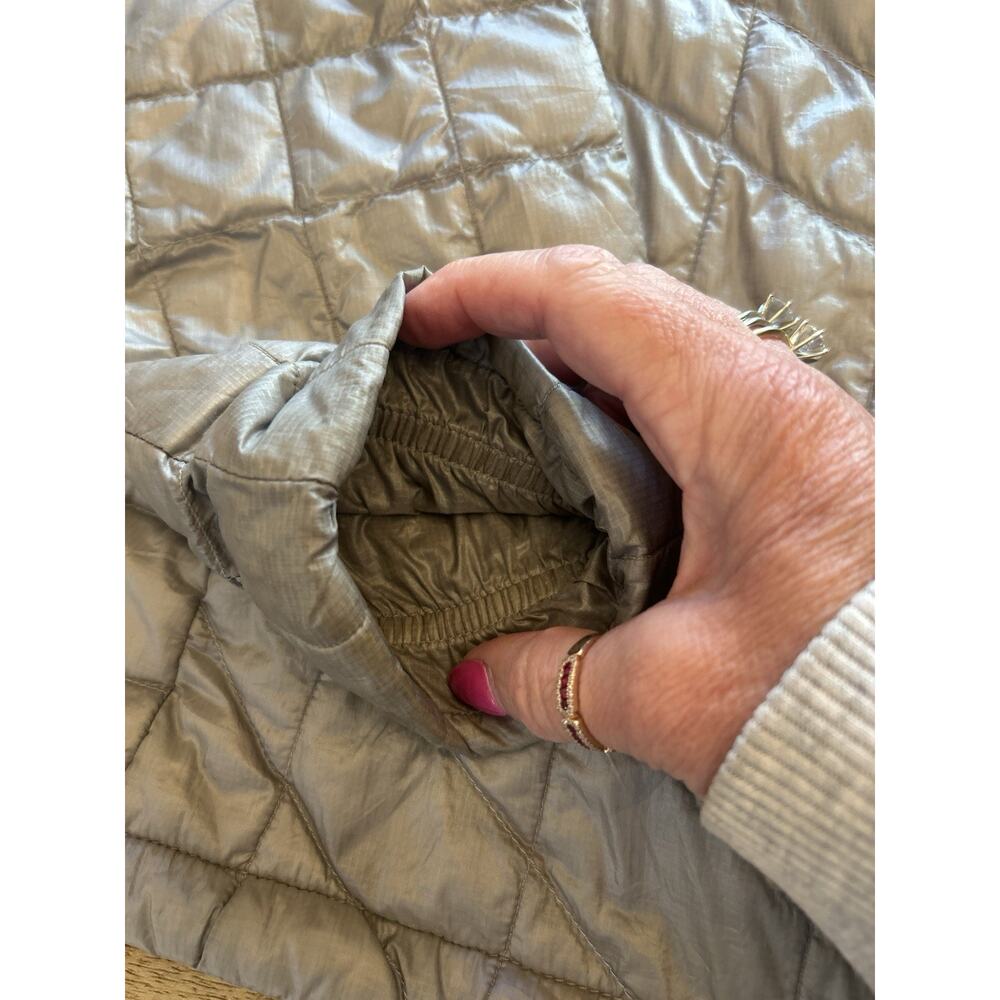 The North Face Thermoball Primaloft Light Puffer Jacket Womens Silver Large - Picture 6 of 16